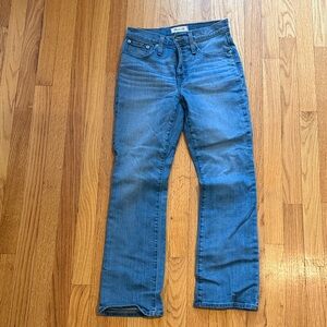 Madewell Women's Straight Leg Blue Jeans